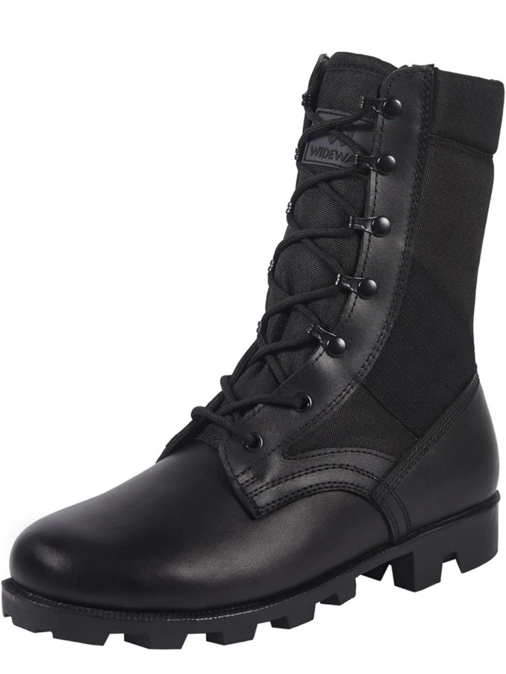Men's Black Combat Lace-Up Jungle Boots. Brand New. Size 13